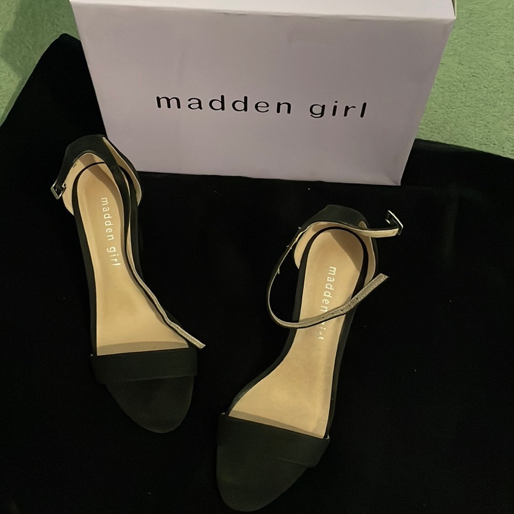 Madden girl heels size 6.5 black